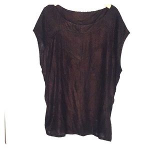 All Saints Spitalfields Leather T-shirt Dress